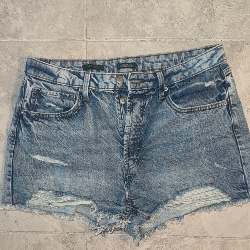 Wild fable Denim Distressed Women Shorts